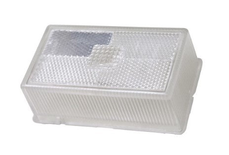 Lens Only Front Deep Clear Rectangular.
