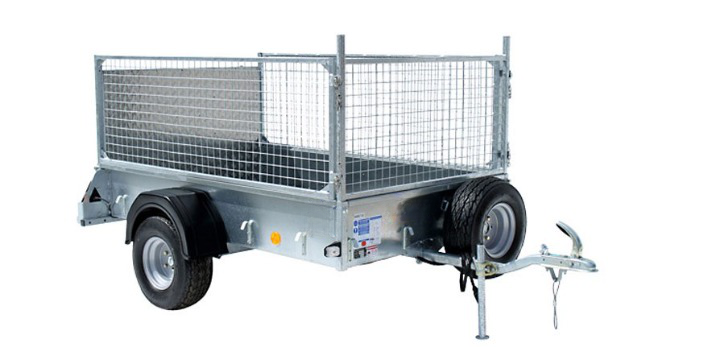 P6E 6'6" X 4'  Ramp & Mesh Sides - 750kg