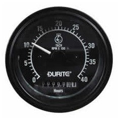 DURITE Tachometer with Hour Meter