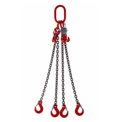 8mm x 2Mtr 4 Leg Chain Sling - GR80